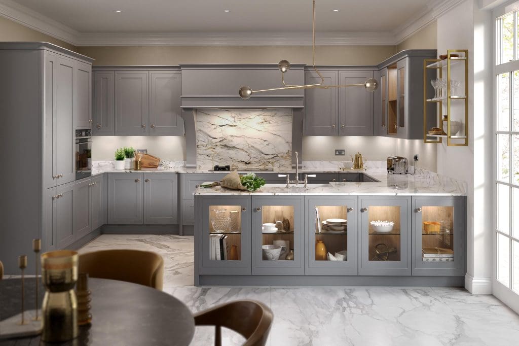 Ellesmere Dust-Grey modern kitchen