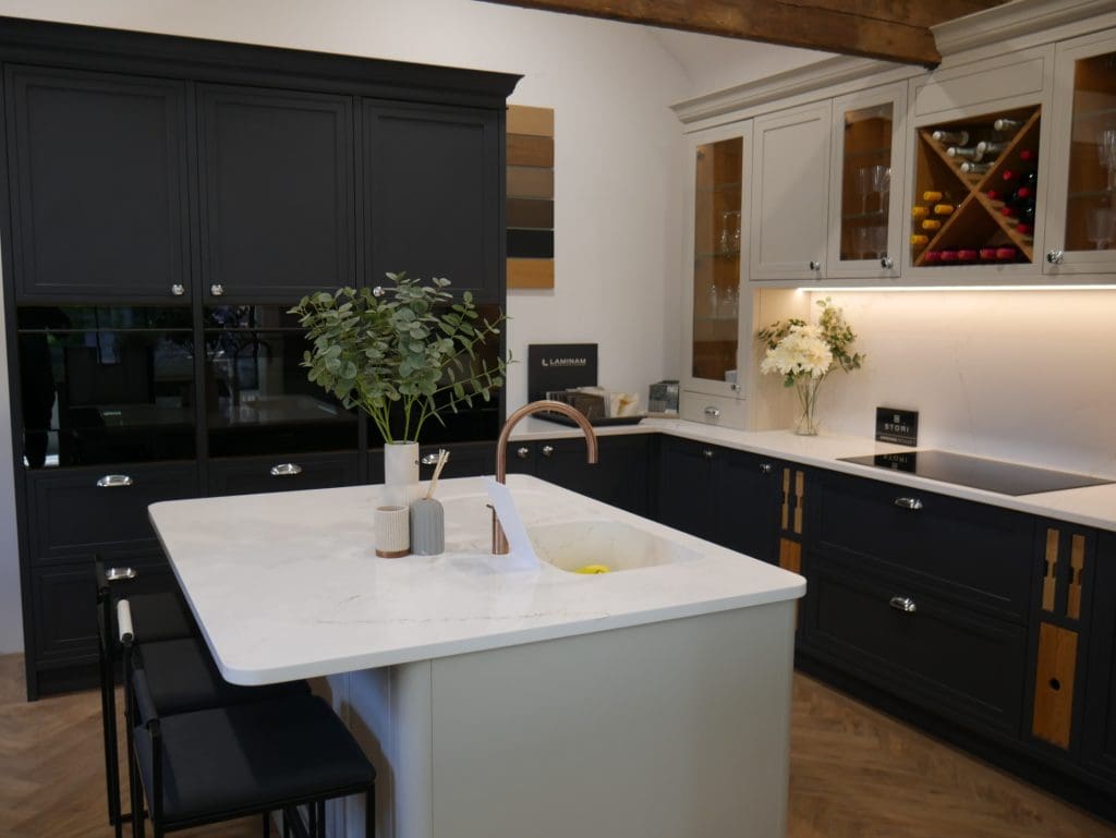 NG Bespoke Cheshire showroom — cabinetry detail