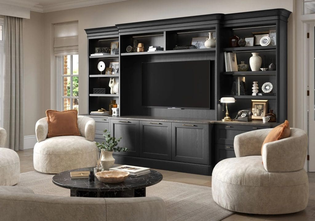 Lawrenson Cannon Black entertainment unit media wall