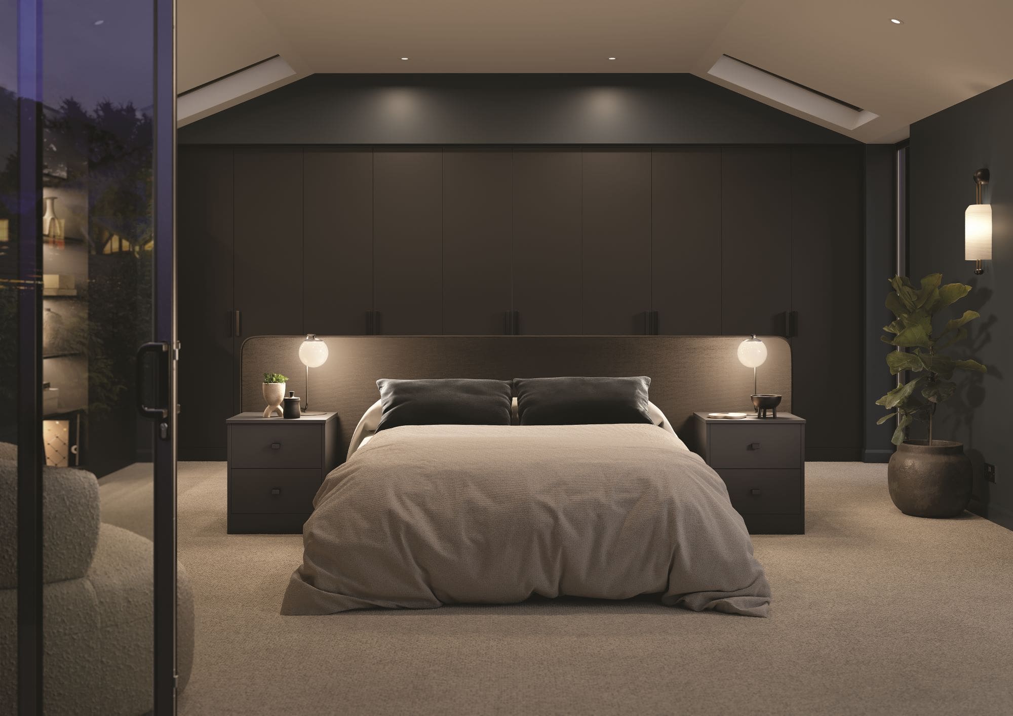 Zola graphite fitted wardrobes