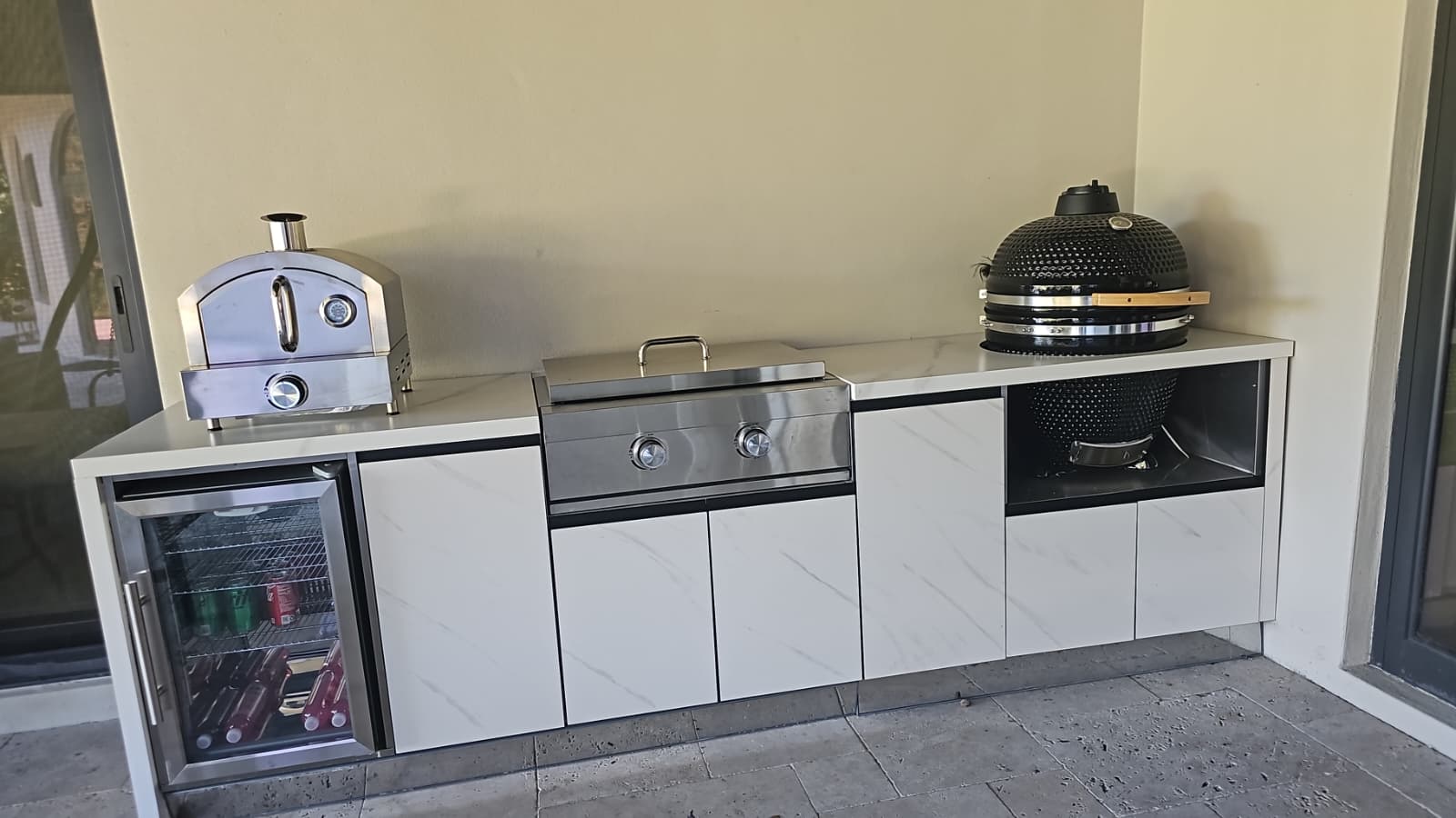 Bespoke outdoor kitchen installation by NG Bespoke 1